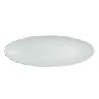 image of GET FO002-MOD Bugambilia Fruit Bowl, 2 Quart Oval Aluminum, 25" x 8-1/4" x 1-3/4" Resin