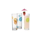 image of GET H-14-1-SAN-KL Tom Collins Glass, 14 Oz, SAN Plastic, Key Lime, 2-1/2" Dia. X 7"H - 1 Dozen