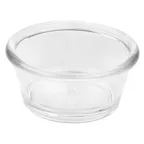image of GET HG-010-CL - 2 Oz Clear SAN Plastic Ramekin, 2-3/8" Dia x 1-1/8" Deep, Break‑Resistant, Dishwasher Safe - 1 Dozen