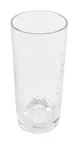 image of GET HM-14CN-CL Collins Cup, 14 Oz, Clear, SAN, Hammered Finish, 2.63" Dia. x 6.42"H - 1 Dozen