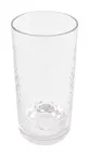 image of GET HM-20CO-CL Cooler Cup, 20 Oz, 3.05" Dia x 6.58" H, Clear Hammered, SAN Plastic - Dozen