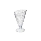 image of GET ICM-26-2-CL Plastic Ice Cream Sundae Dessert Dish