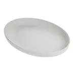 image of GET INF120 Pasta Bowl, 128 oz, 16-1/2"L x 12"W x 2-3/8"H Oval, Melamine, White, Stone Natural