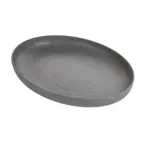 image of Get INF220 Cheforward Infuse Pasta Bowl, 16-1/2"L x 12"W x 2-3/4"H, Oval, Melamine, Stone Grey