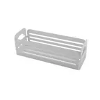 image of GET IR-720-W Condiment Stand, 12-1/2" x 4-3/8" x 4", 1-Tier Rectangular Powder-Coated Iron White