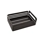 image of GET IR-722-MG Urban Renewal Condiment Stand, 12-1/2" x 8-3/4" x 4", Holds 6 Jars, Grey Coated Iron
