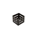 image of GET IR-724-MG Curator Condiment Stand, 4-1/4" x 4-1/4" x 3-1/2", 1-Tier, Powder-Coated Iron, Grey