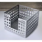 image of GET IRBLG-01 Urban Renewal Bulge Napkin Holder, 5-1/2" x 5-1/2" x 4" Square Metal Design