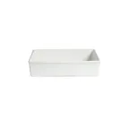 image of GET IS036WW Salad Bar Bowl, 9-Qt Square Aluminum, 18½"×18½"×3.95" Deep, White Resin Finish