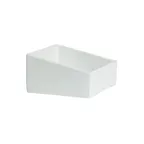 image of GET ISS35-MOD Bugambilia Salad Bar Bowl, 9 Qt, 10-1/2" x 10-1/2" Square Aluminum, Whites Finish