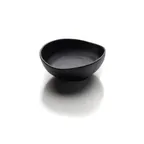 image of GET JW1409-B 40oz Melamine Bowl, 9-1/2"L x 7-7/8"W x 3-5/8"H, Black Zen, Dishwasher Safe