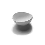 image of GET JW1409-W White Melamine Bowl, 40oz, 9-1/2"L x 7-7/8"W x 3-5/8"H, Oval, Dishwasher Safe, BPA Free