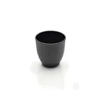 image of GET JW2025-B Black Melamine Tea Cup, 8 oz, 3-1/4" Dia x 3-5/8" H, Round, Dishwasher Safe, BPA Free