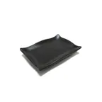 image of GET JW4030-B Elite Global Solutions Tray, 5-1/8"L x 3-5/8"W x 3/4"H, Rectangular, Melamine, Black