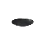 image of GET JW7307-B Elite Plate, 7-1/4" L x 4-1/2" W x 1-1/8" H, Black Melamine, BPA Free, Asian Dinnerware