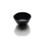 image of GET JWT44-B Elite Global Sauce Bowl, 8 Oz., 4-1/2" Dia. × 2-1/4" H, Black BPA‑Free Melamine, Dish‑Safe
