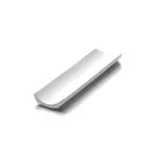 image of GET JWTR07-W Elite Towel Plate, 6-3/4"L x 1-3/4"W x 5/8"H, Rectangular Melamine White