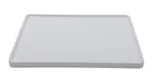 image of GET LID-ML-86-W Milano Lid, 16 1/4"L x 12 1/4"W x 3/4"H, Melamine, White