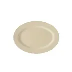 image of GET M-4010-S Tahoe™ Platter, 16-1/4" x 12" Oval Beige Melamine, Break‑Resistant - 1 Dozen