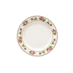 image of GET M-5050-TR Tea Rose Lunch Plate 8" Break-Resistant, Dishwasher Safe Melamine NSF - 1 Dozen