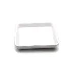 image of GET M1010-NW Elite Global Solutions Tray, 10" x 10" x 1.5"H, Square, Organic Edged, White, Melamine