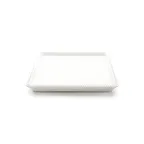 image of GET M1010SQ-NW Tray, 10" x 10" x 1"H Square White Melamine, Beaded Edge, Break/Chip/Stain Resistant