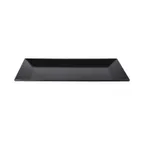 image of GET M1018RC-B Elite Global Solutions Platter, 18-3/8"L x 10"W x 1-1/2"H, Rectangular, Melamine, Black