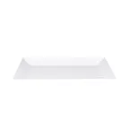 image of GET M1018RC-NW Platter, 18-3/8"L x 10"W x 1-1/2"H, Rectangular, Melamine, White