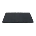 image of GET M1020-B Melamine Riser 20"x10"x5/8" Black Slate Break/Chip/Stain Durable Dishwasher Safe
