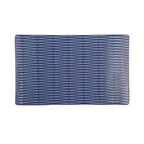 image of GET M10638RC-LAP Tray, 10-1/2" x 6-3/8" Rectangular Melamine, Blue Lapis Decal, BPA Free