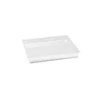 image of GET M1215-NW Bowl, 3-1/2 Qt (112 Oz), 15.9"L x 12"W x 2.1"H, Rectangular Melamine White