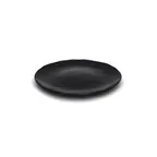 image of GET M12P-B Elite Global Solutions Plate, 12" Dia. x 1"H, Round, Organic Edged, Melamine, Black