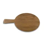 image of GET M12RW-BB - 12" Melamine Serving Board, Faux Bamboo, Handle, Hanging Hole, BPA Free