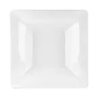 image of GET M1353RR-W Elite Global 3-Qt Bowl, 13-1/2" x 3"H Square Pebble‑Textured Melamine White