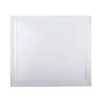 image of GET M1412-W Elite Global Solutions Platter, 14 3/4" x 12 3/4" x 1"H, Rectangular, Melamine, White