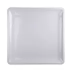 image of GET M16118SQ-W Elite Global Solutions Platter, 16" x 16" x 1-1/8", Square, Melamine, White