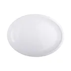 image of GET M1612OV-W Elite Global Solutions Platter, 16"L x 12"W x 1-1/8"H, Oval, Melamine, White