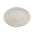 image of GET M16512OVST-OWD Serving Dish, 16.5"L x 12"W x 1.5"H, Irregular Oval Melamine, Off‑White