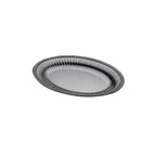 image of GET M1713OV-B Elite Global Solutions Platter, 17"L x 13"W x 1 3/4"H, Oval, Melamine, Black
