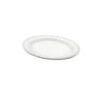 image of GET M1713OV-NW Platter, 17"L x 13"W x 1 3/4"H, Oval, White, Melamine, Break-Resistant