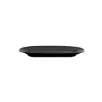image of GET M17RC-B Platter, 16.5" L x 7.5" W x 1.5" H, Oval, Black, BPA‑Free Melamine, NSF Cert