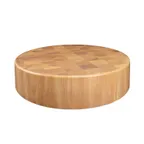 image of GET M1835R-BUB Melamine Riser 18" Dia x 3.5" H Round Natural Base Break/Chip 1‑2 Step BPA‑Free