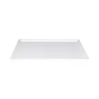 image of GET M18513-NW Platter, 18" x 13" x 3/4", Rectangular, White, Melamine, BPA‑Free, Dishwasher‑Safe