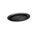 image of GET M18OV-B - 18" Oval Melamine Platter, 14" W x 18" L, 1-3/8" H, Black, BPA‑Free, NSF