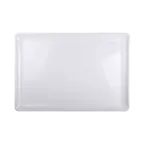 image of GET M2618RC-W Rectangular Tray, 26" x 18" x 1", White Melamine, Break/Chip/Stain Resistant, BPA‑Free