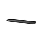 image of GET M3061-B Elite Global Solutions Tray, 30"L x 6"W x 1"H, Rectangular, Beaded Edge, Melamine, Black
