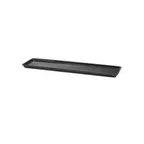 image of GET M3081-B Tray, 30" x 8" Rectangular, Black Venetian Melamine, BPA Free