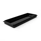 image of GET M6152LID-B Elite Global Lid, 15" L x 6" W, Black Melamine Flat, Break/Chip Resistant, BPA Free