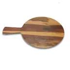 image of GET M7RW-HW Elite Global Solutions Melamine Serving Board, 7" Dia. x 1/2"H, Round, Stain & Scratch Resistant
