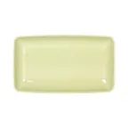 image of GET M85145-WWG Platter, 2-1/2 Qt., 14.5"L x 8.5"W x 2.75"H, Melamine, Weeping Willow Green